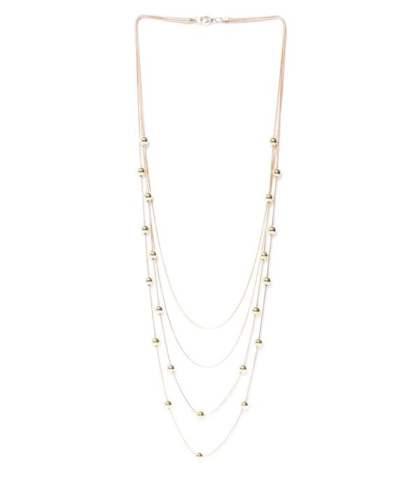 YouBella Gold-Plated Layered Necklace